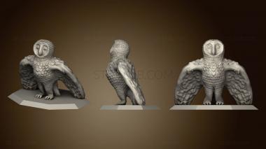 3D model Barn Owl (STL)